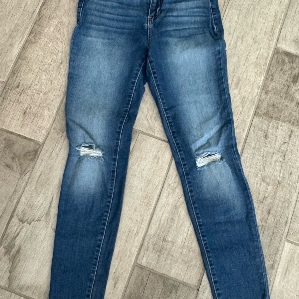SP Black Label Blue Distressed Skinny Jeans